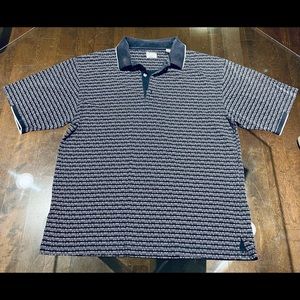 Vintage Haggar Golf Tee Pattern Golf Polo